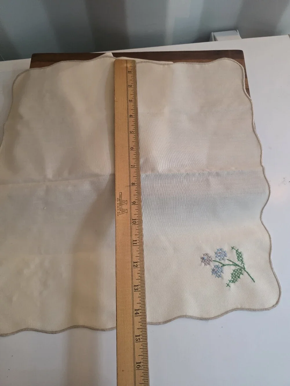 Vintage Embroidered Cloth Napkins